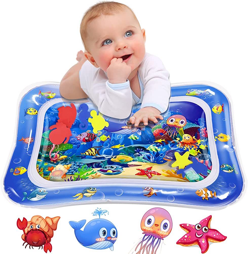Infinno Inflatable Tummy Time Mat Premium Baby Water Play Mat for Infants and Toddlers Baby Toys ... | Amazon (US)