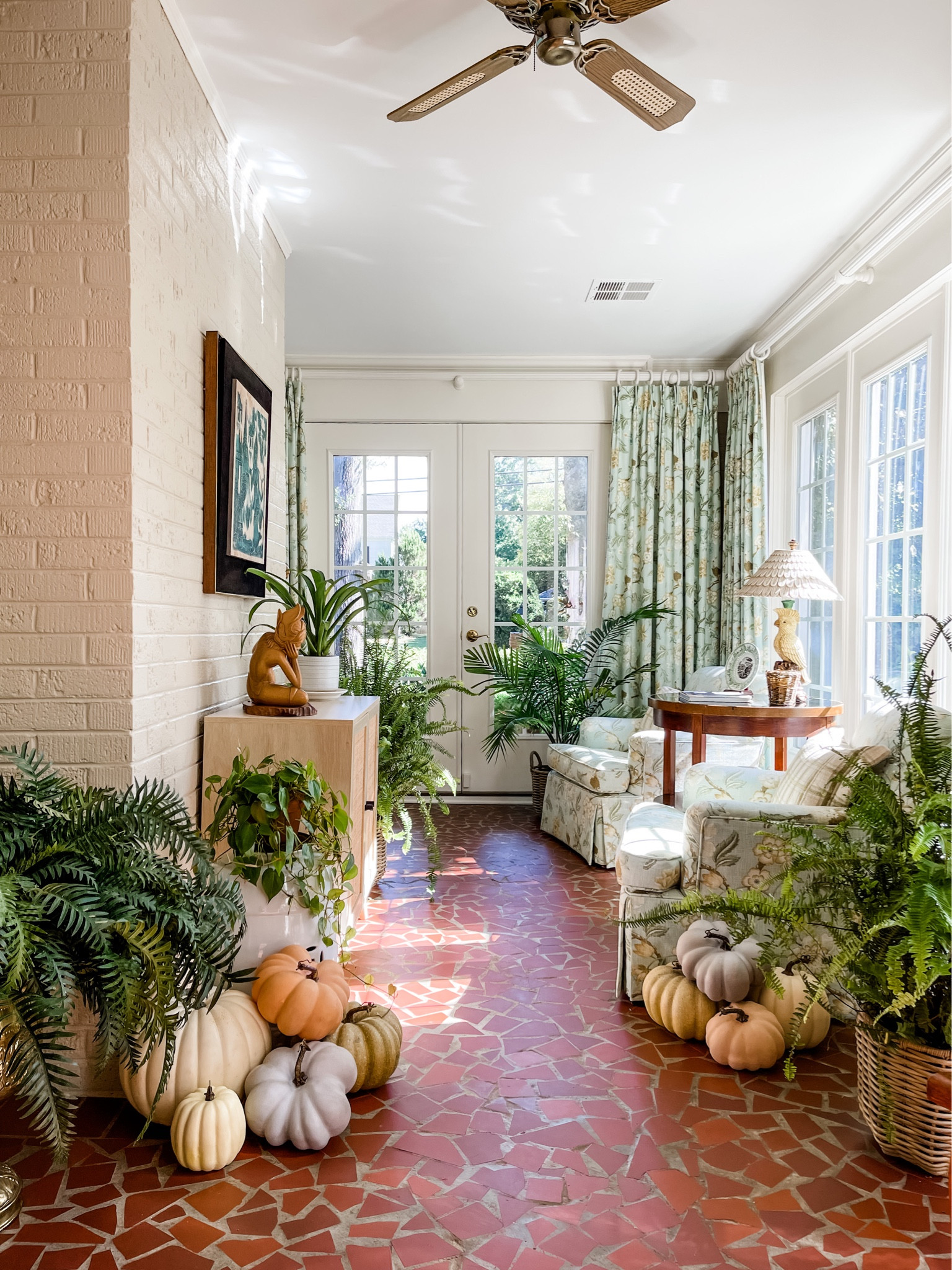 Fall Decor in the Sunroom 🌿

#LTKSeasonal #LTKhome