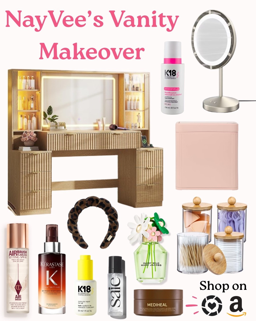 Shop some of NayVee’s fave makeup, skincare, & haircare products from her new vanity makeover ✨

#LTKgrwm #LTKBeauty #LTKmorningroutine