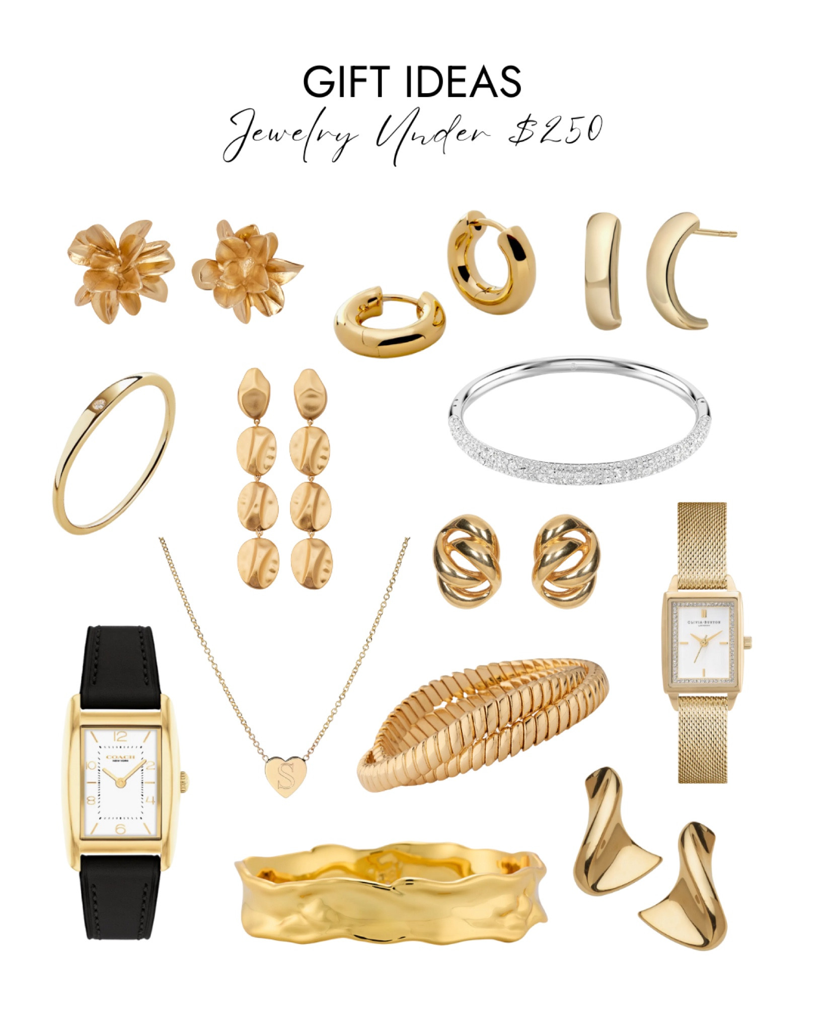 Jewelry that sparkles without the splurge ✨ Thoughtful and beautiful finds under $250—the perfect gift for the amazing women in your life!
#GiftGuide #JewelryUnder250 #GiftsForHer #HolidaySparkle #ThoughtfulGifts #AffordableLuxury #JewelryLovers #Under250 #Earrings #Watch #Bracelet 



#LTKGiftGuide #LTKStyleTip #LTKHoliday
