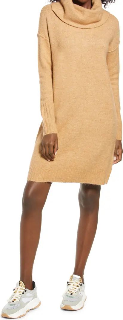 Luci Cowl Neck Long Sleeve Sweater Dress | Nordstrom