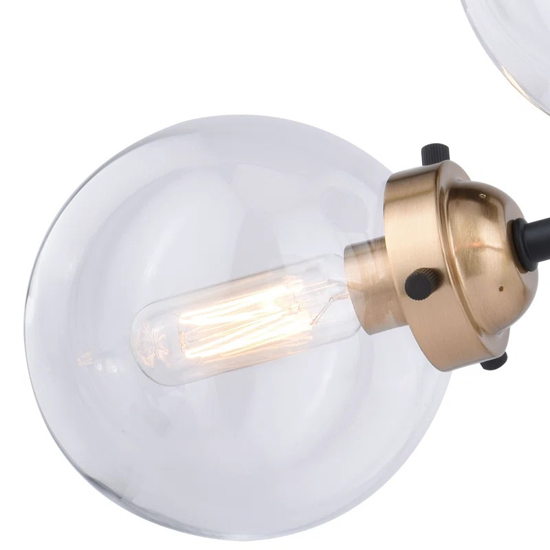 Badilla Glass Semi Flush Mount | Wayfair North America