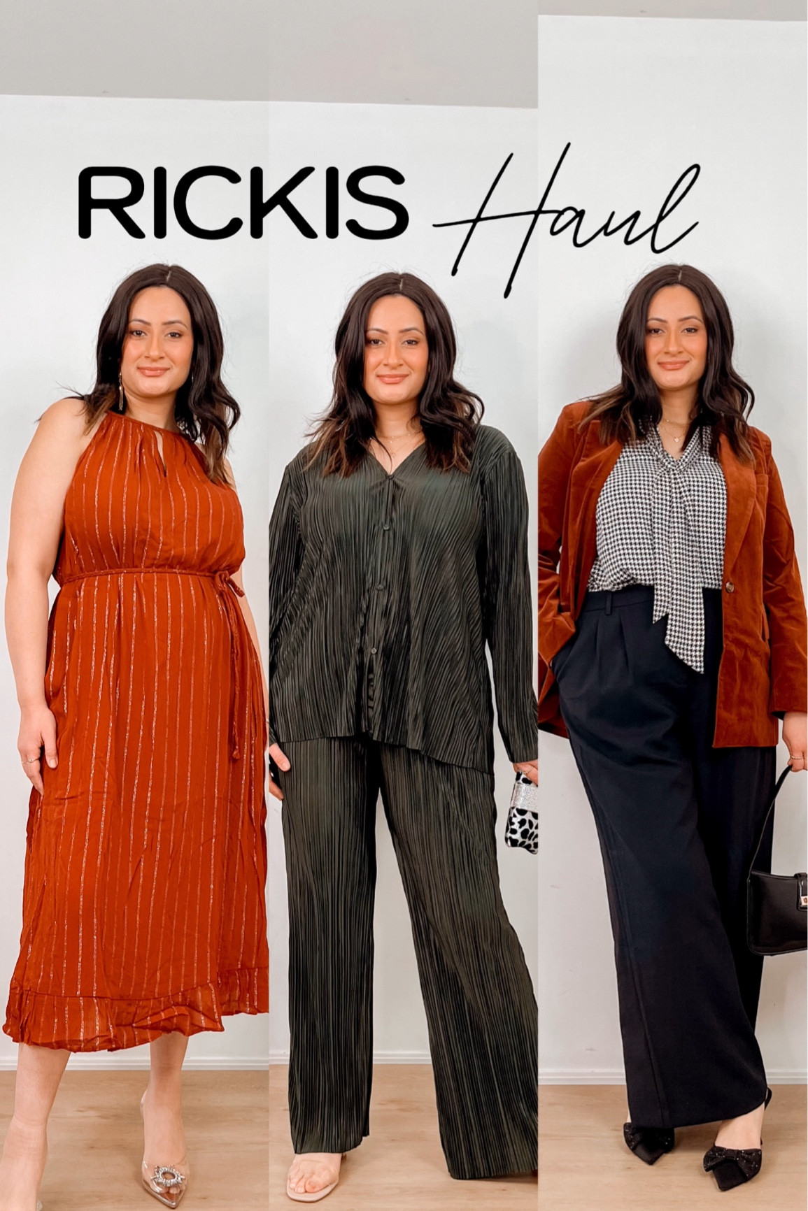 Holiday festive looks from Ricki’s 
Party outfit, Christmas outfit, Christmas dress, office party outfit, workwear outfit, lounge set 
Midsize fashion
Canadian fashion 
Outfit ideas 

#LTKworkwear #LTKparties #LTKHoliday