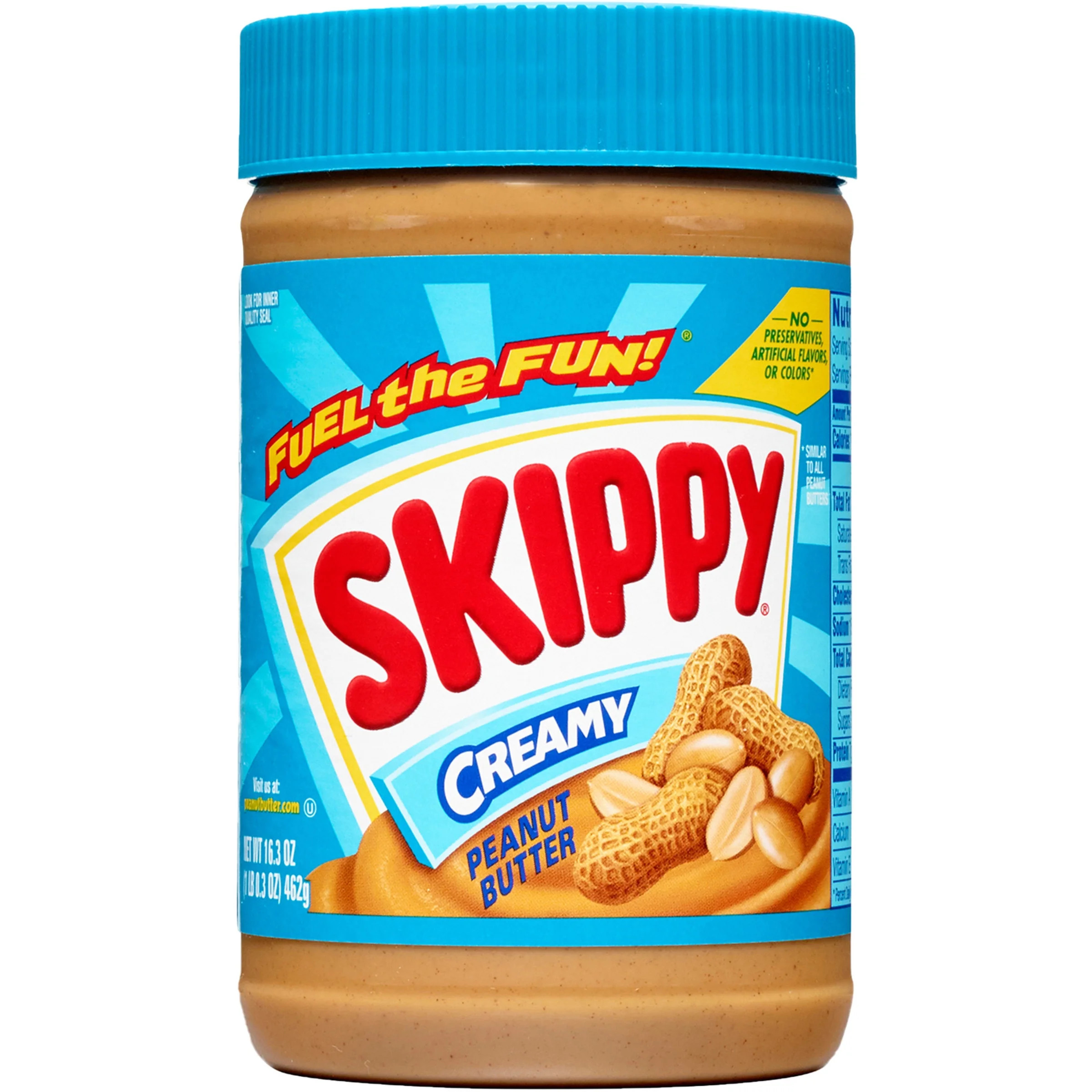 SKIPPY Peanut Butter, Creamy, 16.3 Oz Jar (4-Pack) - Walmart.com | Walmart (US)