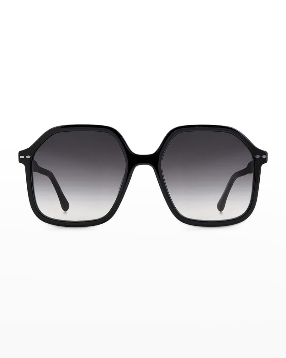Geo Square Acetate Sunglasses | Neiman Marcus