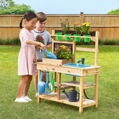 Member's Mark Outdoor Wooden Mud Kitchen | Sam's Club