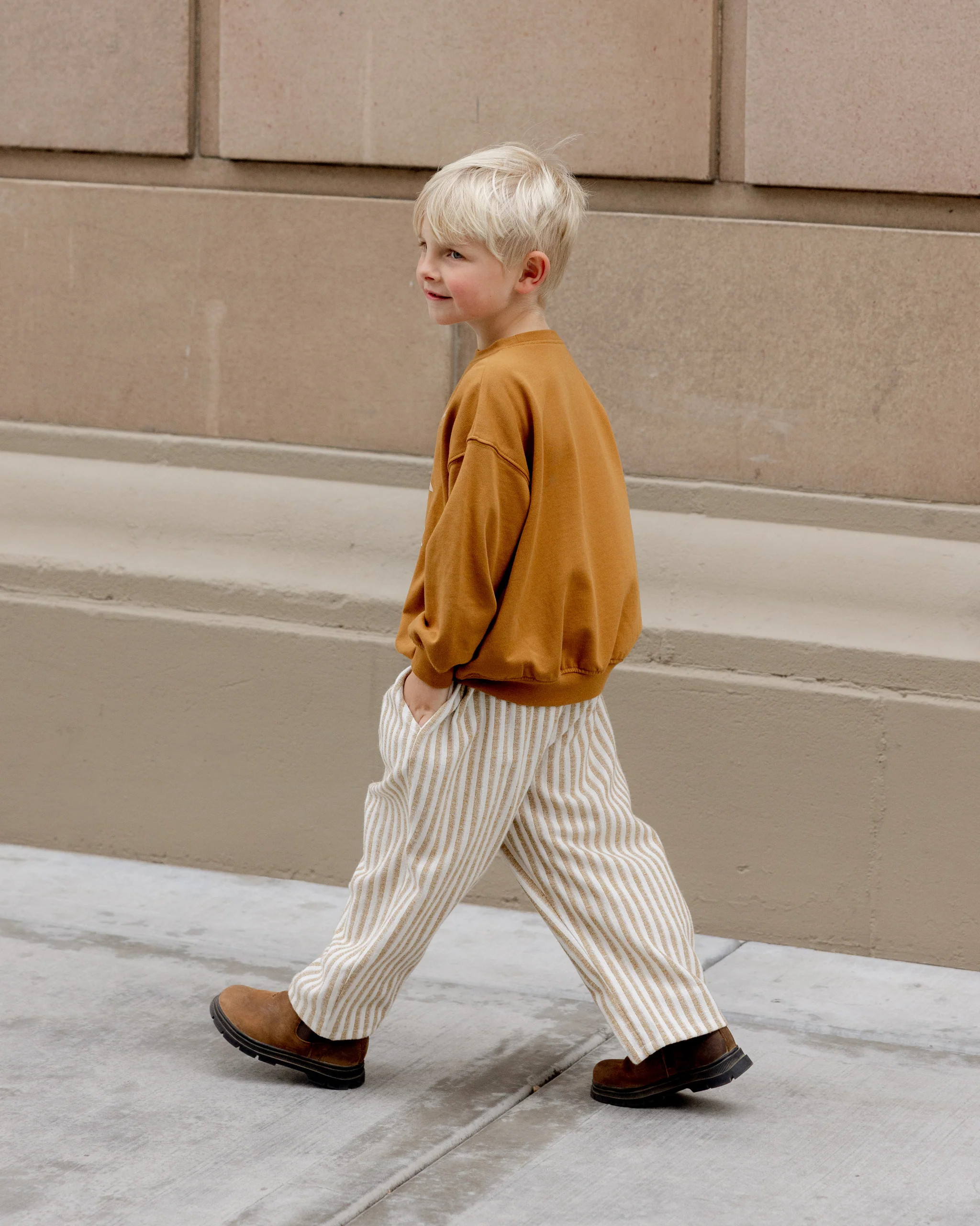 Palmer Pant || Golden Stripe | Rylee + Cru