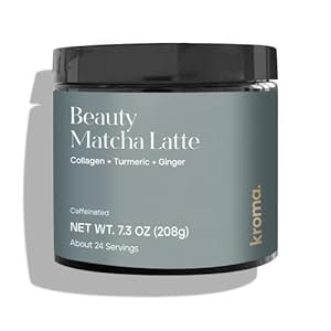 KROMA. Ceremonial Grade Matcha Latte, Green Tea Collagen Powder, Gluten Free Detox Tea, Coffee Su... | Amazon (US)