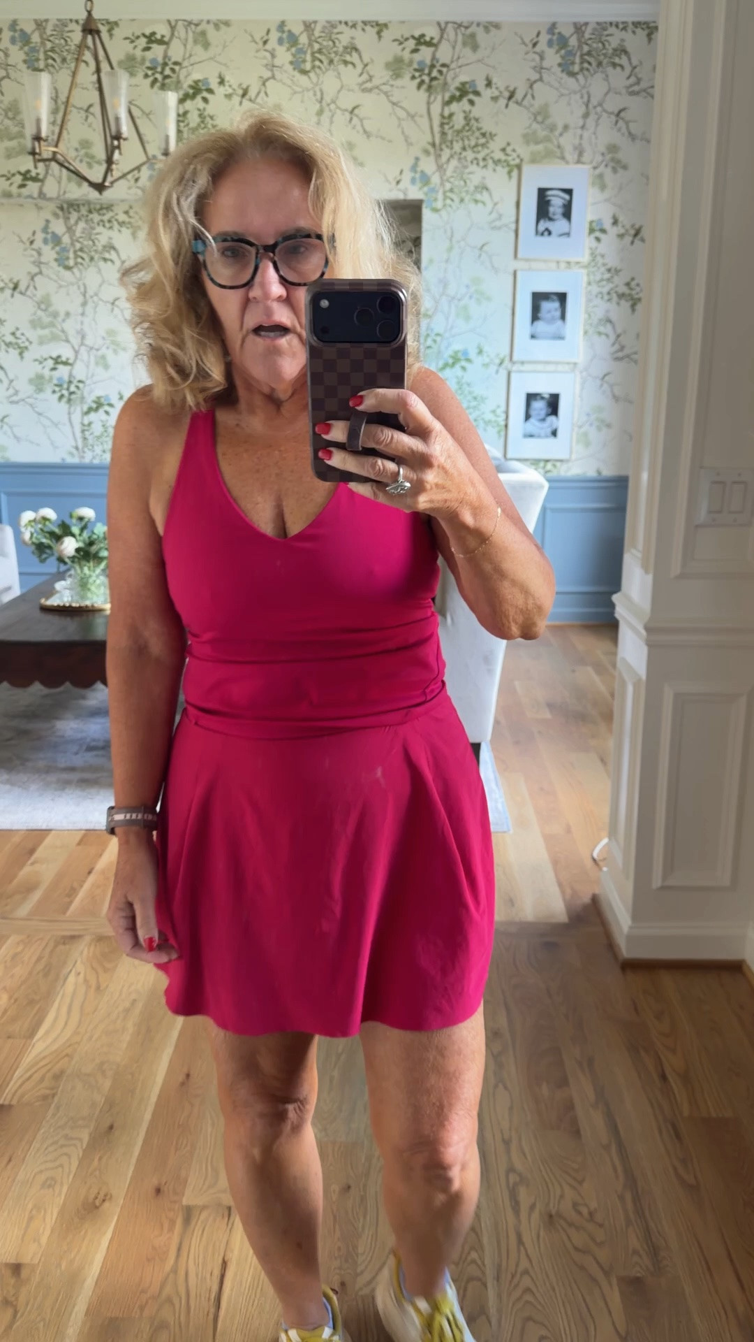 It is still as hot as ever for my outdoor workouts. Today I went for a 4 mile run and my spanx activewear  is my go to
Skort size large 
Tank with shelf bra size medium 
The best ugly running shoes there ever was

#LTKOver40 #LTKfitnessgoals #LTKActive