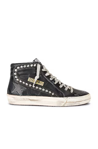 Golden Goose Slide Sneaker in Black | FWRD | FWRD 