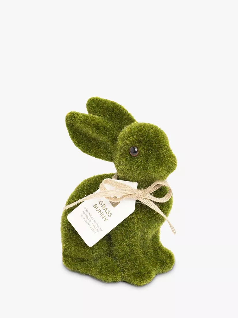 Talking TablesGrass Bunny Decoration, Green, H15cm | John Lewis (UK)