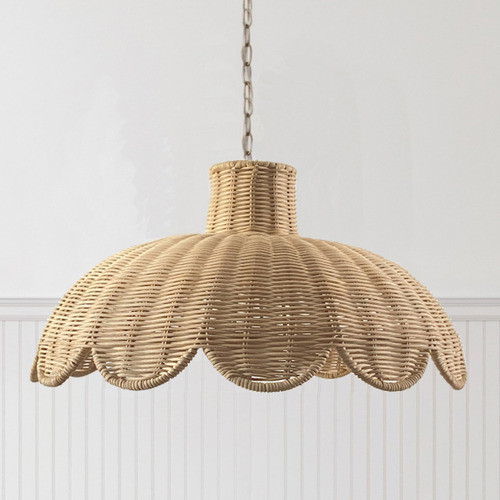 Elior Rattan Pendant Light | Temple & Webster AU