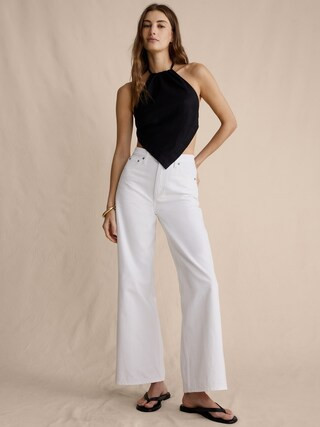 The Icon Classic Wide-Leg Crop Jean | Banana Republic (US)