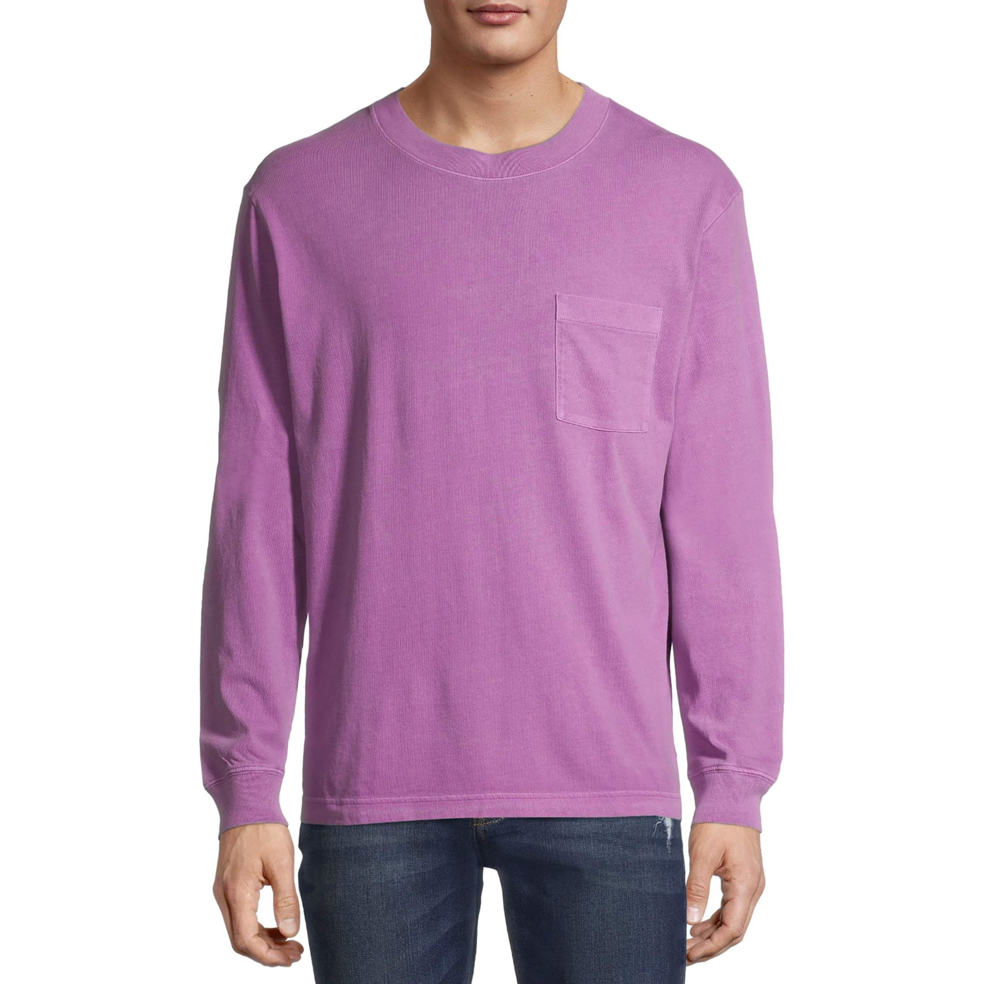 No Boundaries Men's and Big Men's Long Sleeve T-Shirt | Walmart (US)