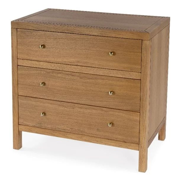 Butler Specialty Company Celine 3 Drawer Wood Dresser - Natural | Walmart (US)