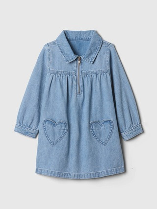 Baby &amp; Toddler  Denim Heart Dress | Gap (US)