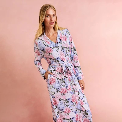 Marion Luxe Robe L/XL 8-14 / Blue | Posh Peanut