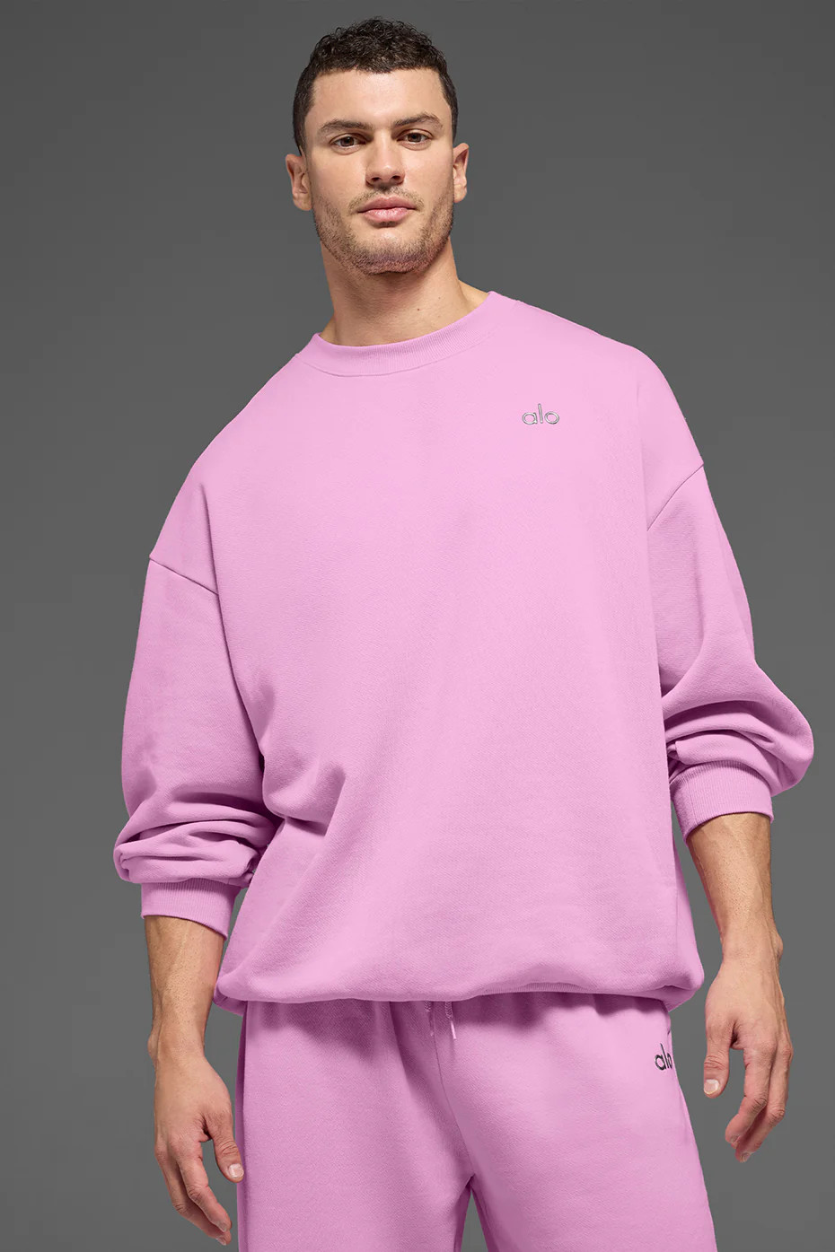 ALO | Accolade Crewneck Neck Pullover Top in Candy Heart Pink, Size: 2XL | Alo Yoga (US)