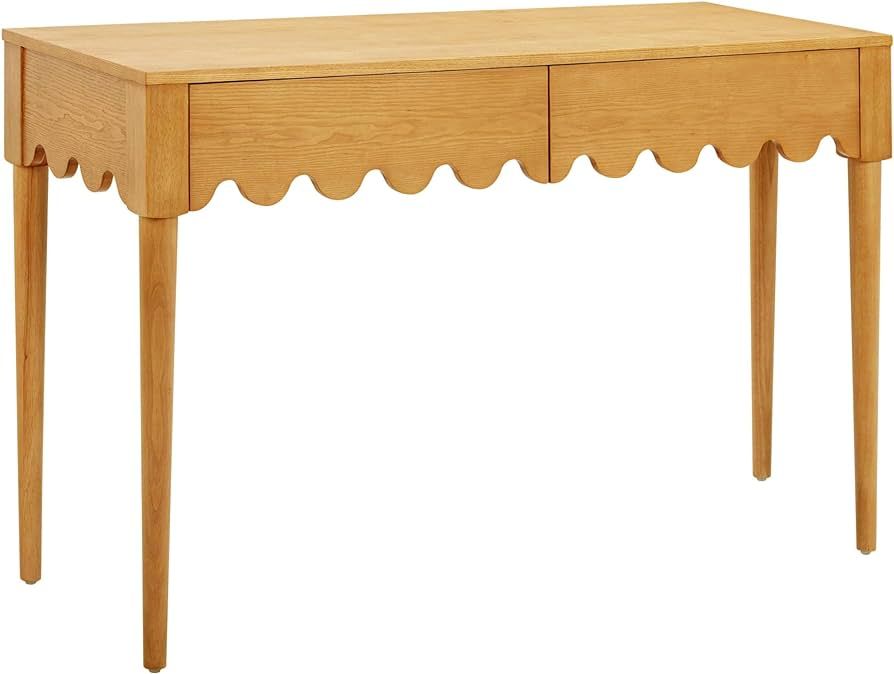 Tov Furniture Oodle Natural Ash 2-Drawer Desk | Amazon (US)