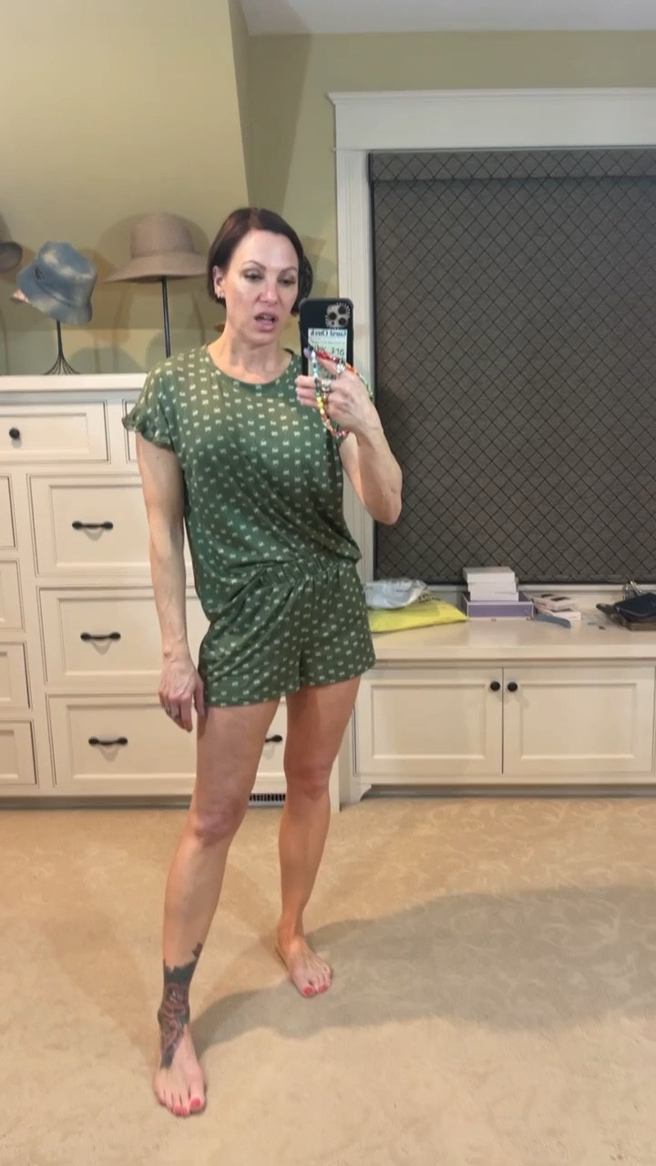 Loving these pajamas- stretchy and they feel like butter!  They come in a bunch of different patterns… wearing a size small but sizing includes xs to 3XL.  Currently on sale for $20

#LTKsalealert #LTKGiftGuide #LTKunder50