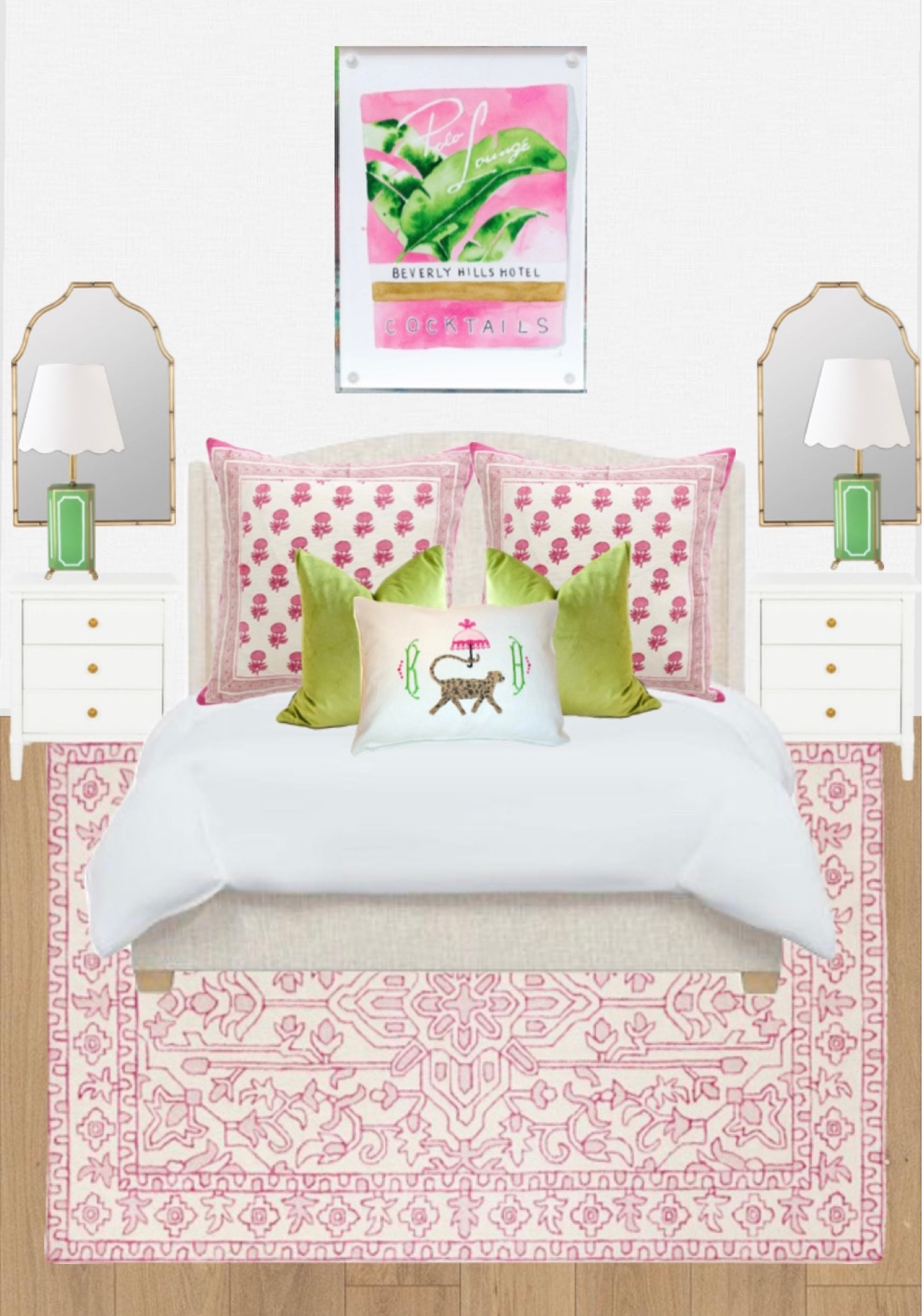 Fun pink and green room 🫶

#LTKhome #LTKU #LTKFind
