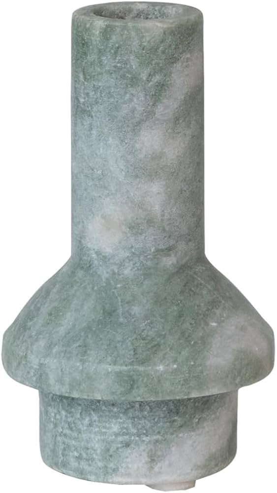 Bloomingville Verdant Marble Taper Candleholder, Green | Amazon (US)