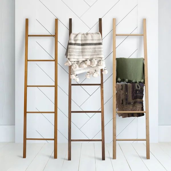 80'' Tall Solid Wood Blanket Ladder | Wayfair North America