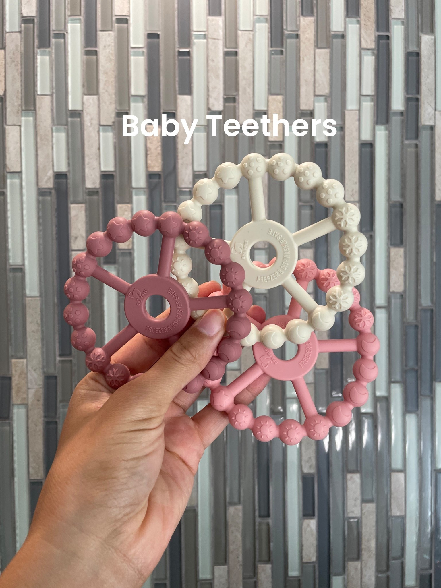 Silicone Teething Rings for baby! 

#LTKBaby