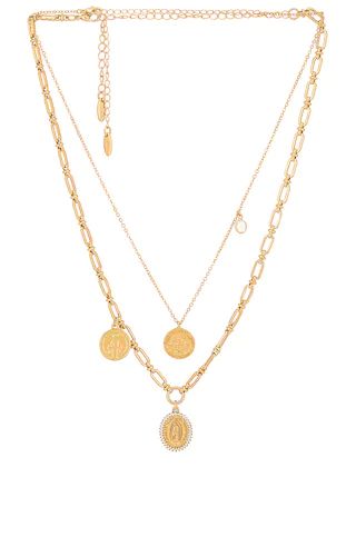 Ettika Layered Saints Necklace in Gold from Revolve.com | Revolve Clothing (Global)