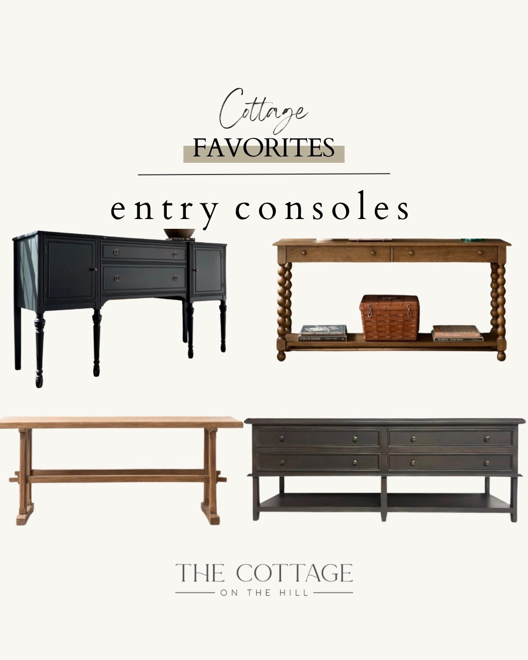 Here are some of my favorite entry consoles for your foyer. 

#LTKHome