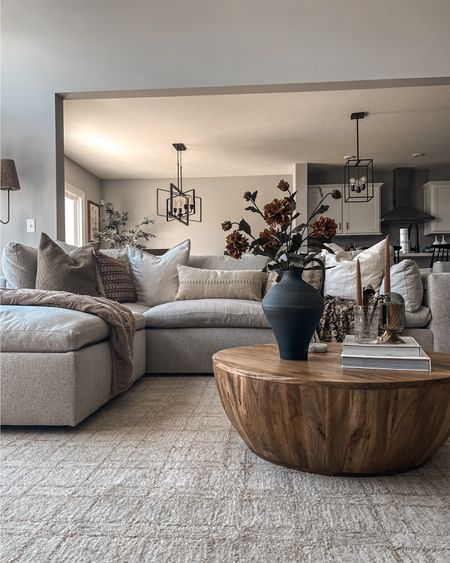Sofa Sectional | Living Room | Coffee Table Decor | Vase Styling | Floor Lamp | Loloi Area Rug

#LTKHome #LTKStyleTip