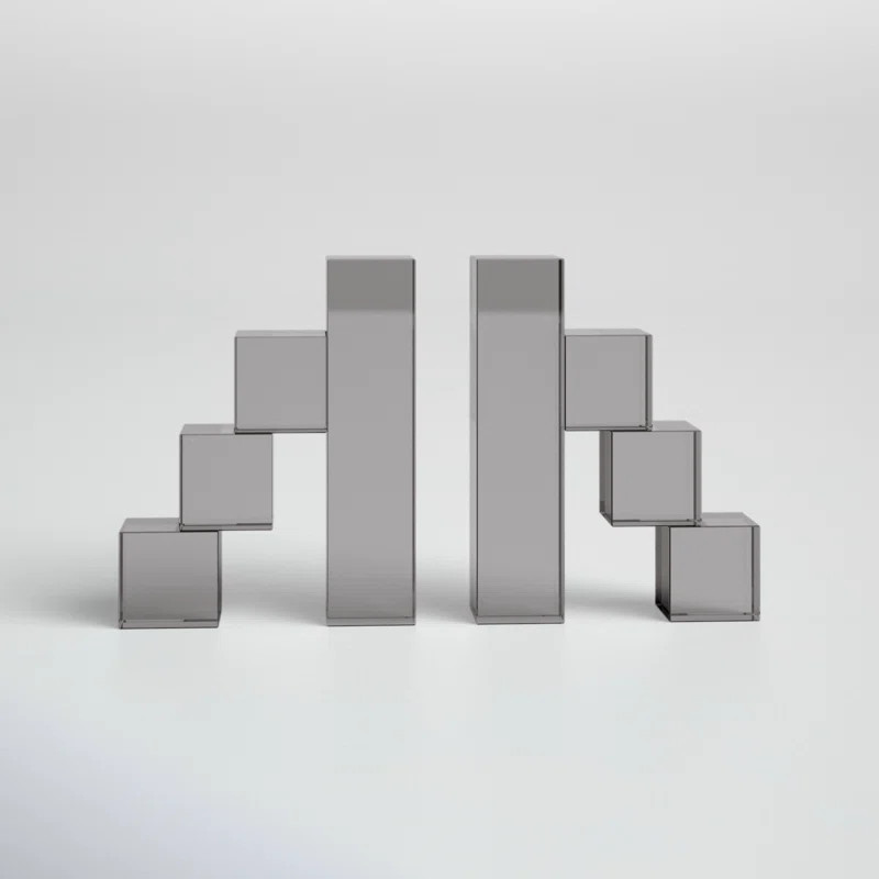 Tetrimino Decorative Bookend - Set of 2 | Wayfair North America