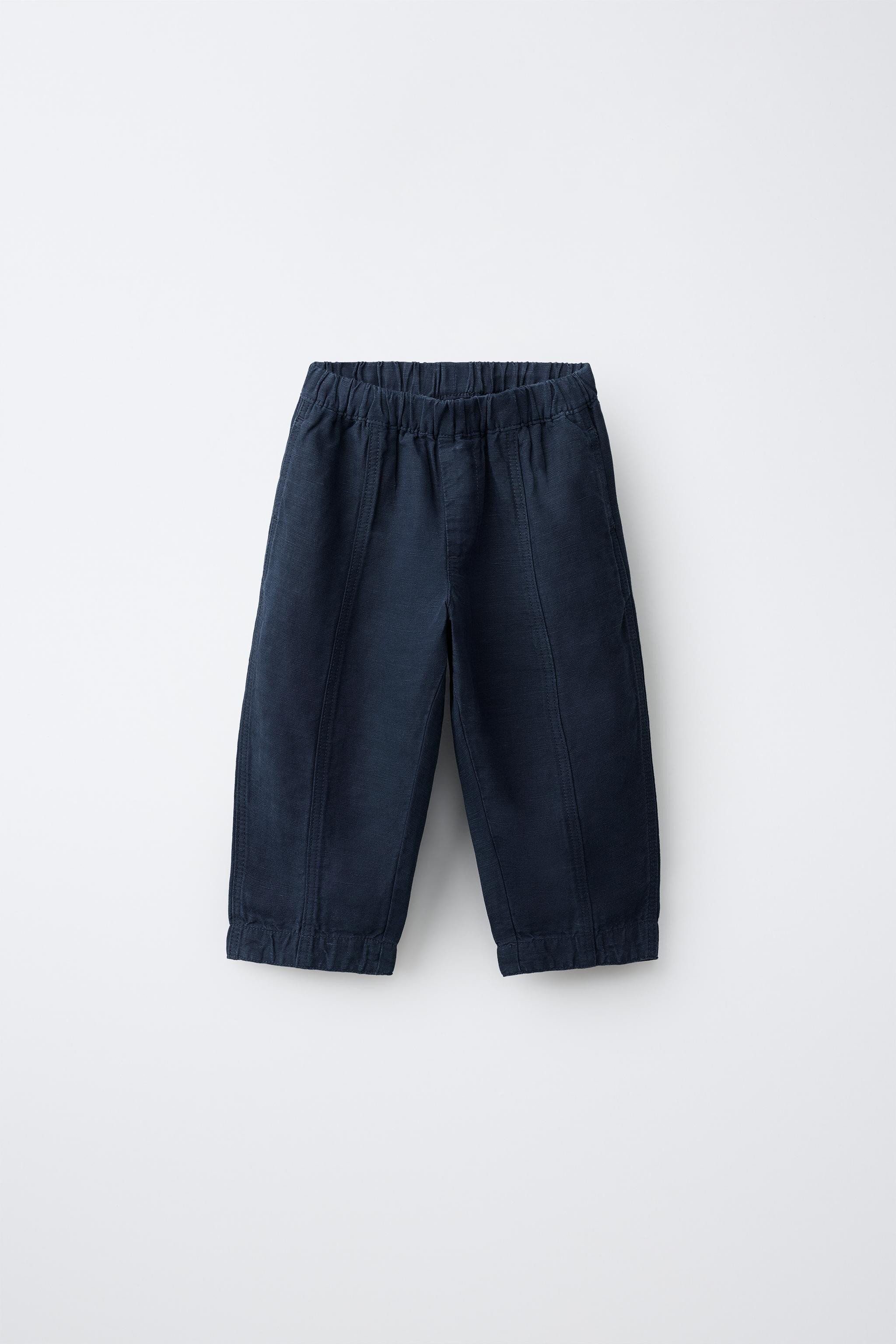 LINEN BAGGY PANTS | Zara US