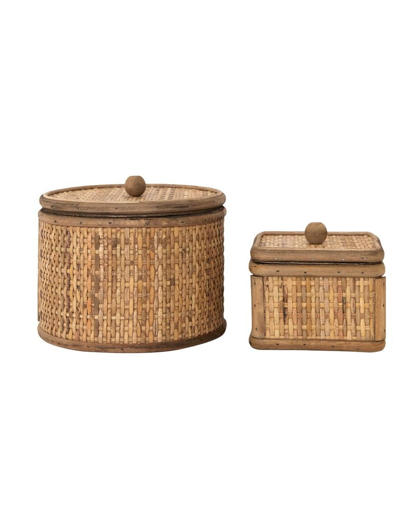 Woven Cane Tuscan Box | McGee & Co.