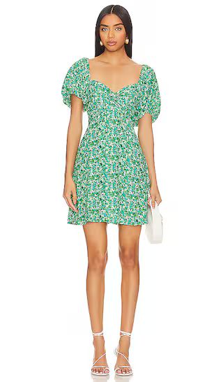 x REVOLVE Elissa Mini Dress in Green Floral | Revolve Clothing (Global)