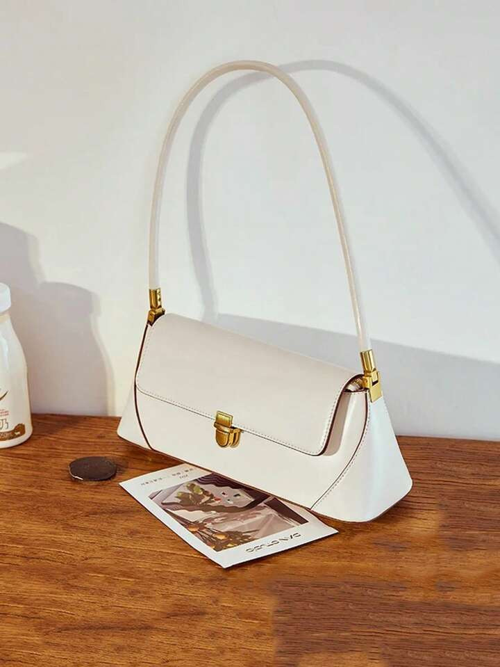 Modische, Allgemein Passende, Strukturierte Tägliche Baguette-tasche | SHEIN