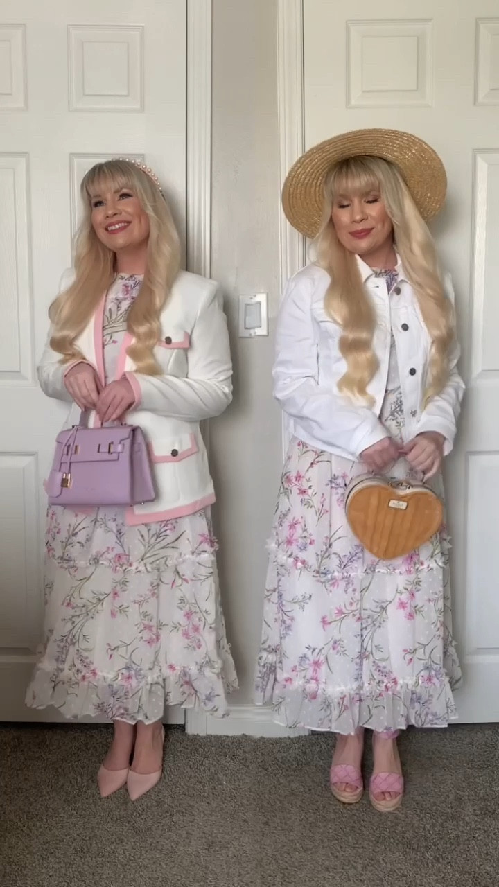 Floral easter dress outfits for work and weekend - spring dresses 