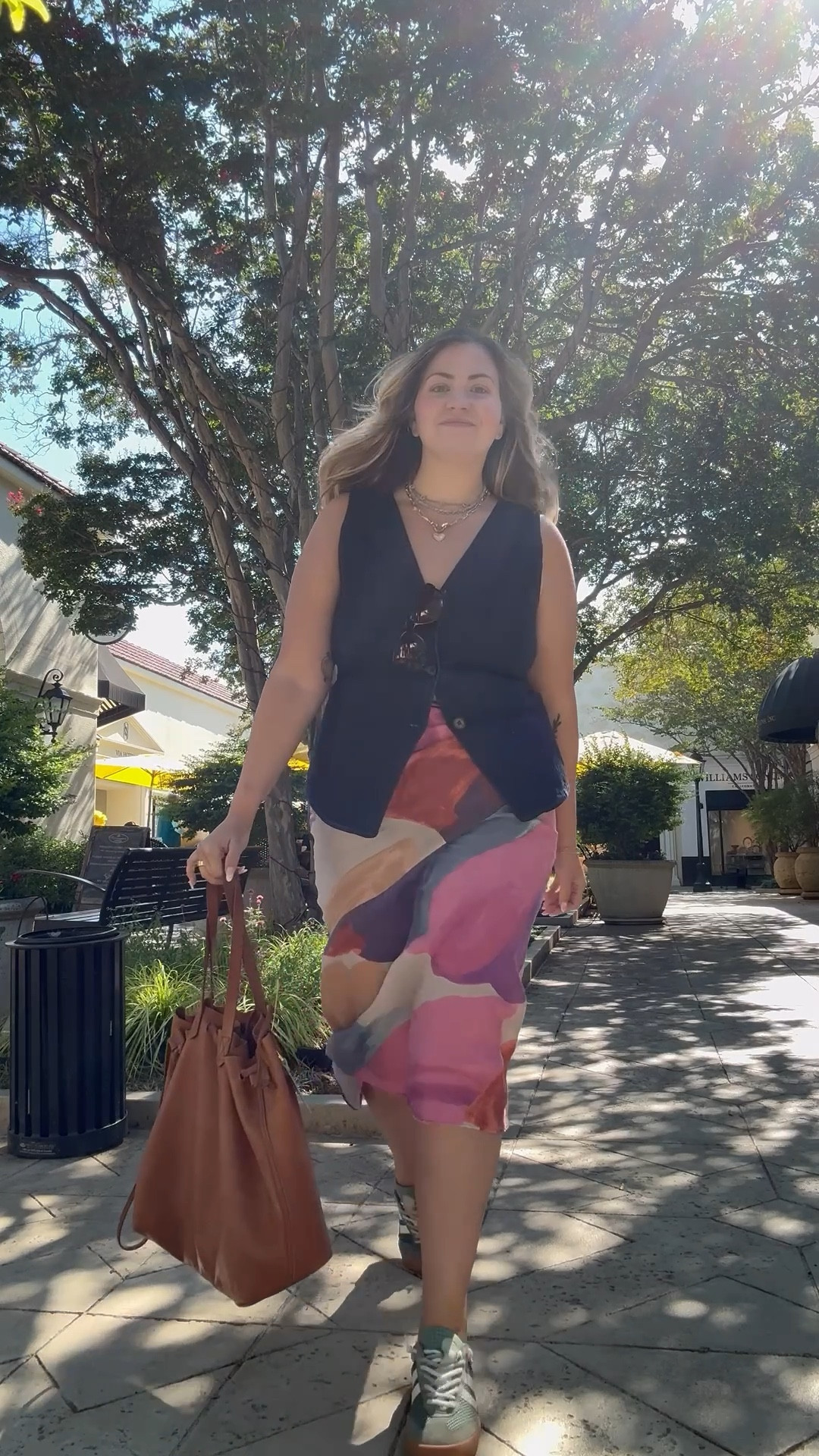 Summer to fall transition ✨💖 I rented my skirt from nuuly! 

#LTKShoeCrush #LTKMidsize #LTKTravel