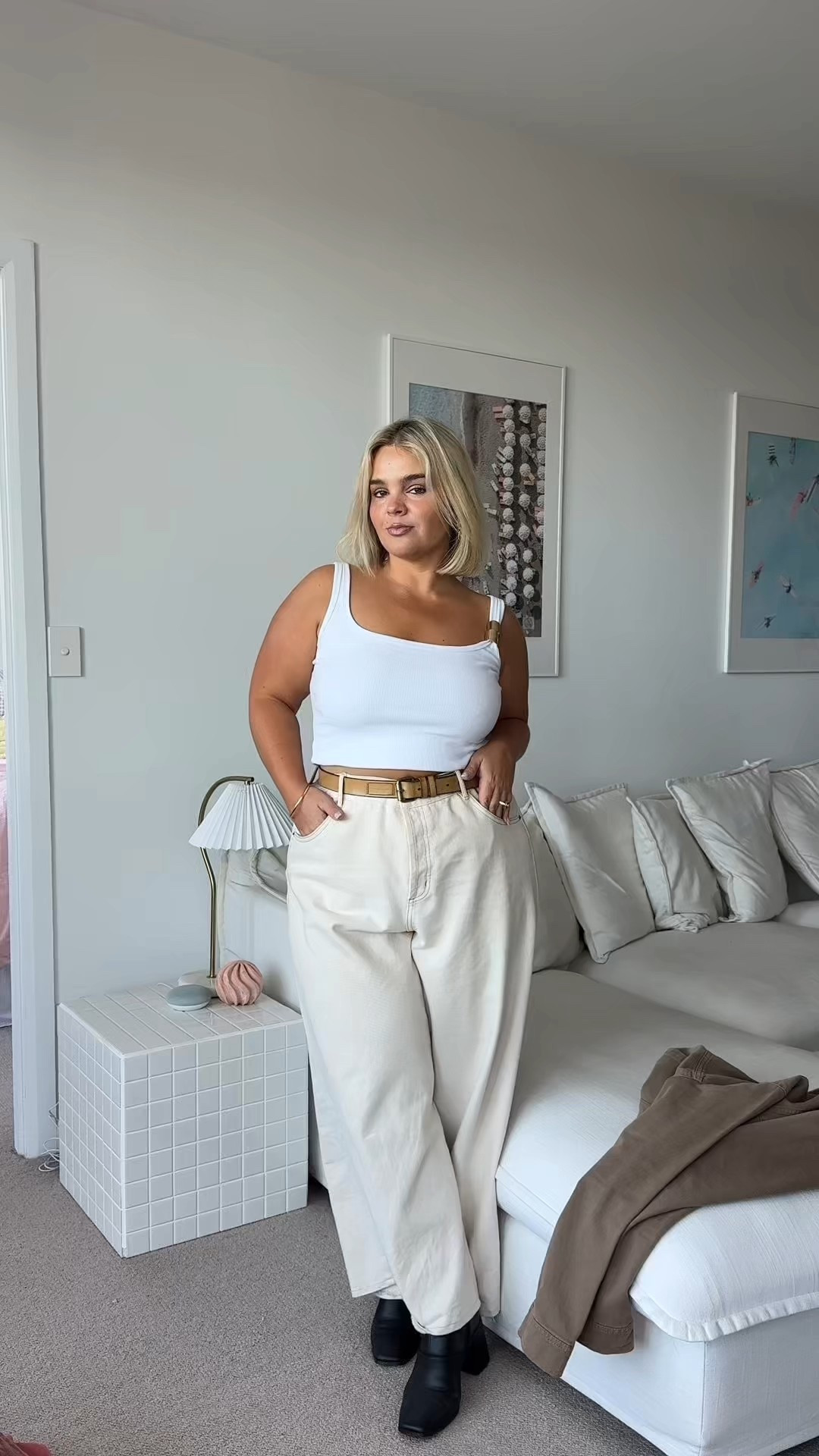 Denim on denim but keep it neutral 

Jeans are a size 34, top is Sundays the label in a size XL. Jacket is old princess Polly but have linked similar! 

#LTKaustralia #LTKpetite #LTKwinter