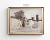 Spanish Villa Print  PRINTABLE Wall Art  Neutral - Etsy | Etsy (US)