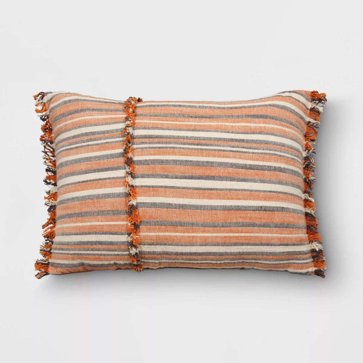 Oversize Striped Woven Gauze Lumbar Halloween Throw Pillow - Threshold™ | Target