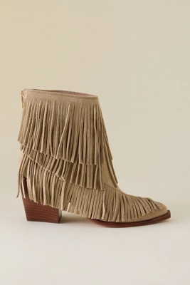 Dolce Vita Torey Suede Fringe Boots | Anthropologie (UK)