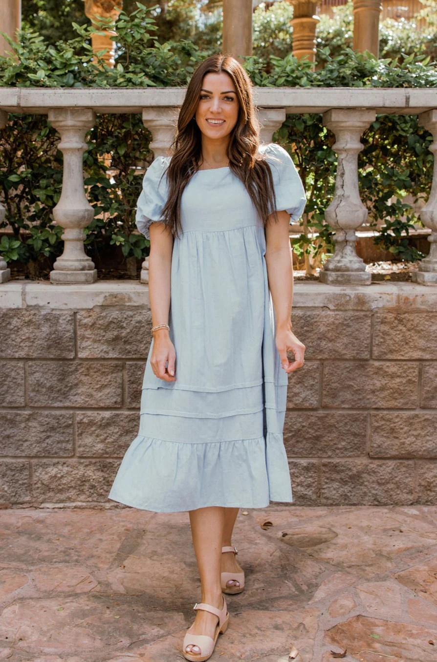Grandview Dress-Sky Blue | Love Olive Co