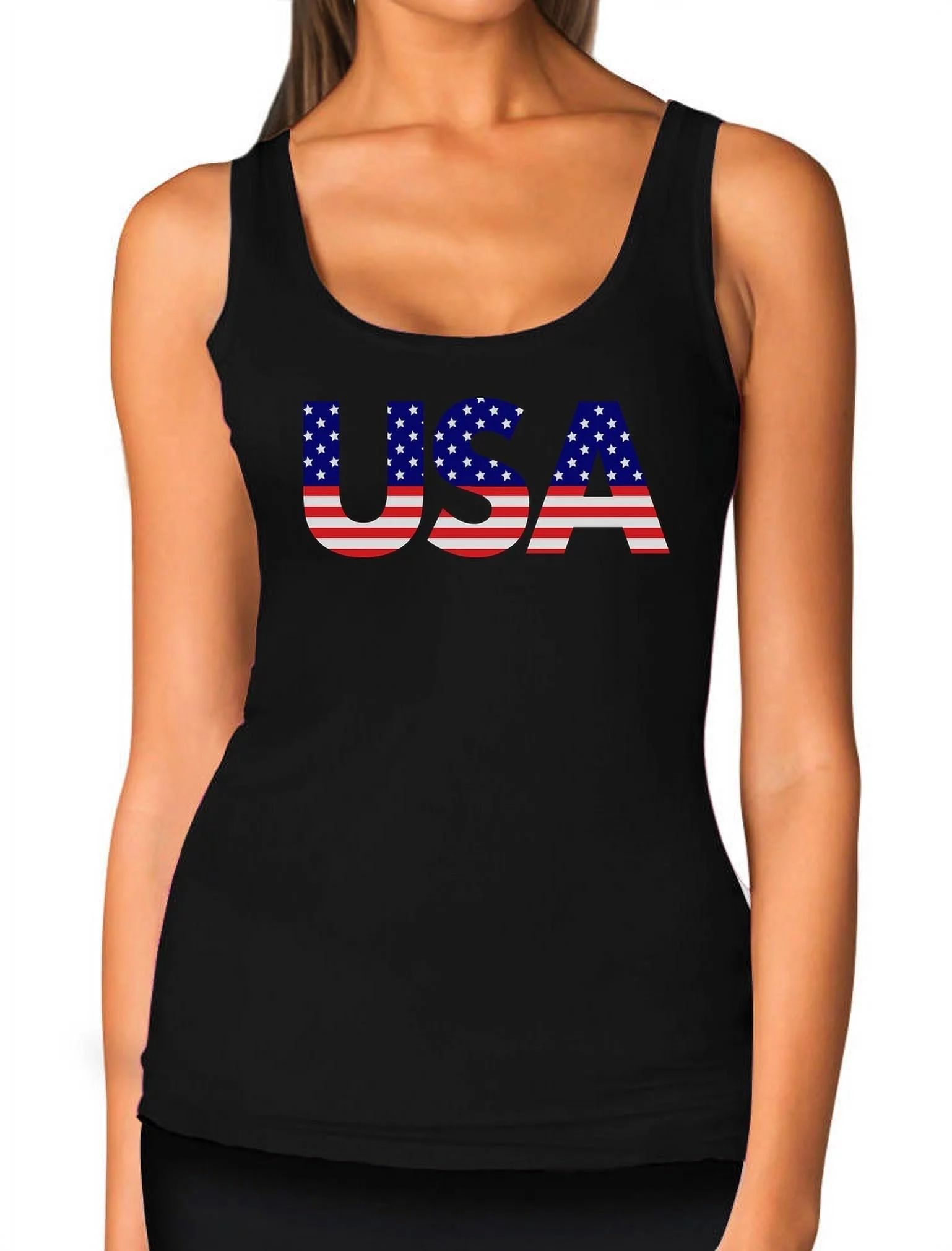 Tstars Womens 4th of July Shirts for Women American USA Flag Girls Top Independence Day Patriotic... | Walmart (US)