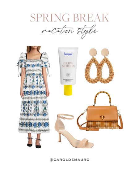 Spring break outfit idea! Cute dress for your next vacation!

#fashionfinds #springclothes #petitefashion #rattanearrings

#LTKSeasonal #LTKstyletip #LTKU