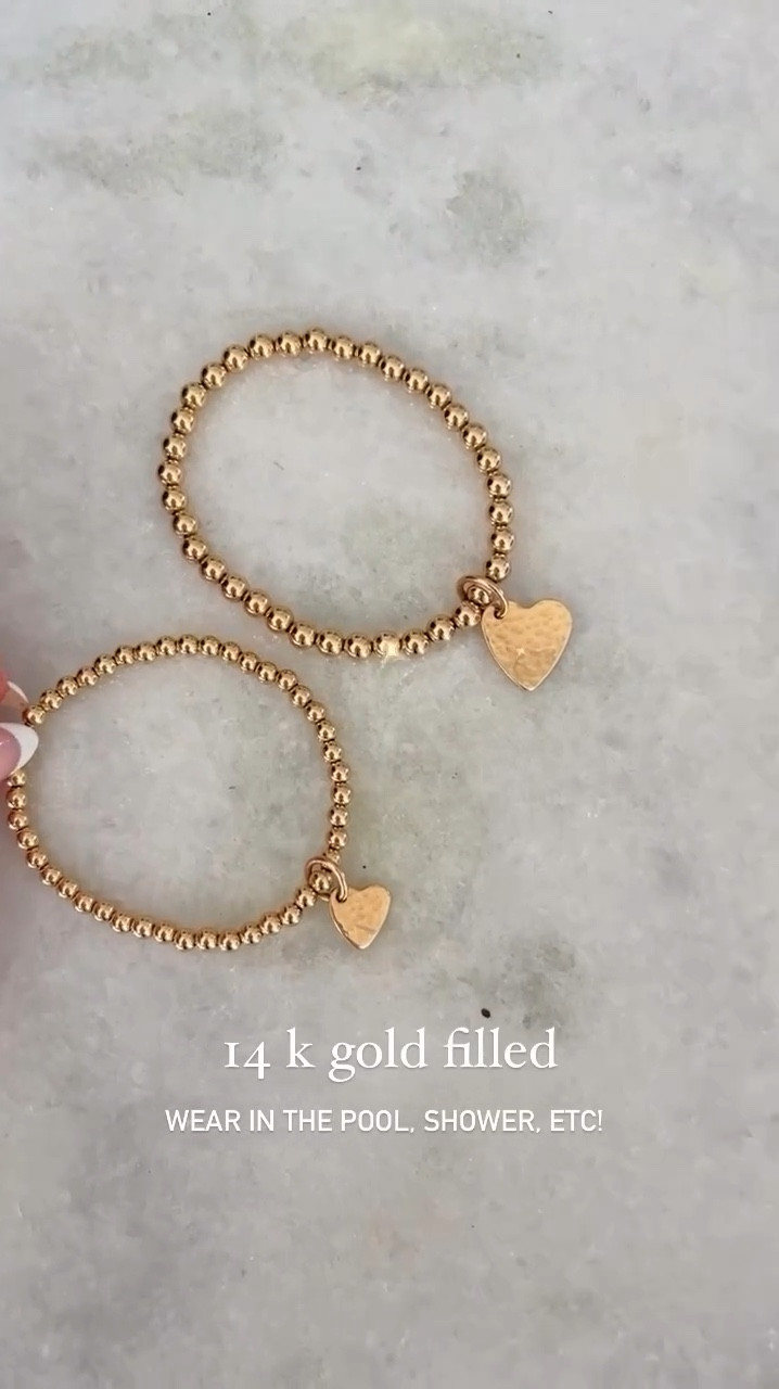 14k gold filled heart beaded bracelet! Would make the perfect gift this upcoming Valentine's Day. Use code
AYLIN10 at checkout✨ 
StylinByAylin, Aylin

#LTKStyleTip #LTKBeauty #LTKSaleAlert