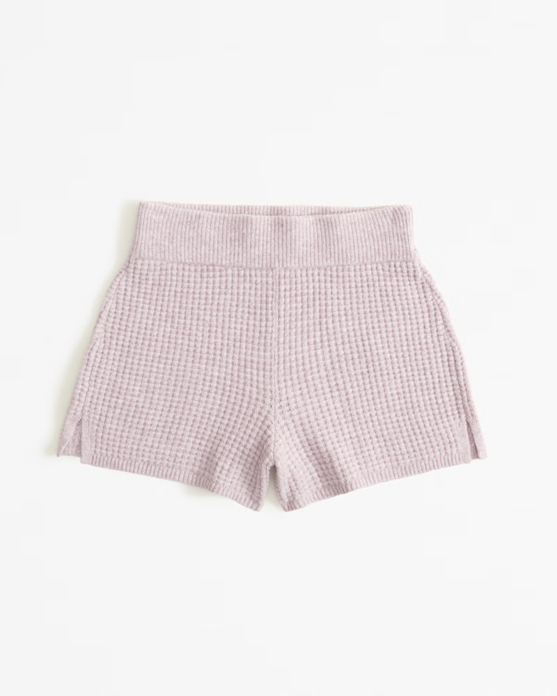Lounge Waffle Sweater Short | Abercrombie & Fitch (US)