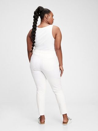 High Rise True Skinny Jeans with Secret Smoothing Pockets With Washwell™ | Gap (US)