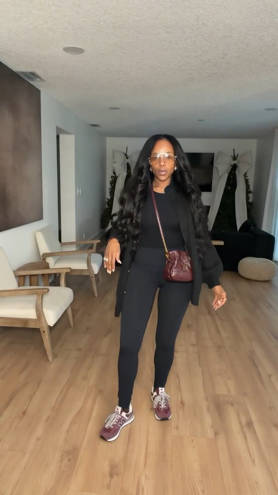 ✨ Casual but Intentional — Everyday Uniform Edition

An all-black base layered with cozy textures and sporty sneakers creates an effortless, polished look that works for real life. Comfortable without feeling sloppy, this is the kind of outfit you can throw on and still feel put together. Every piece mixes easily with other staples, so the cost per wear keeps dropping.

Perfect for:
• Errands
• School drop-offs
• Casual coffee runs

📏 Sizing:
Jacket: Small
Top: Small
Bottoms: Small
Shoes: True to size

Measurements:
5’4” · 138 lbs · 34D · 27” waist · 40” hips

Save this post for later.

Casual everyday outfit ideas, elevated athleisure looks, leggings outfit inspiration, chic off-duty style, comfortable outfits that still feel polished.

Follow me on Instagram and YouTube @kirasfashionfinds

#LTKdayinmylife #LTKootd #LTKmomlife