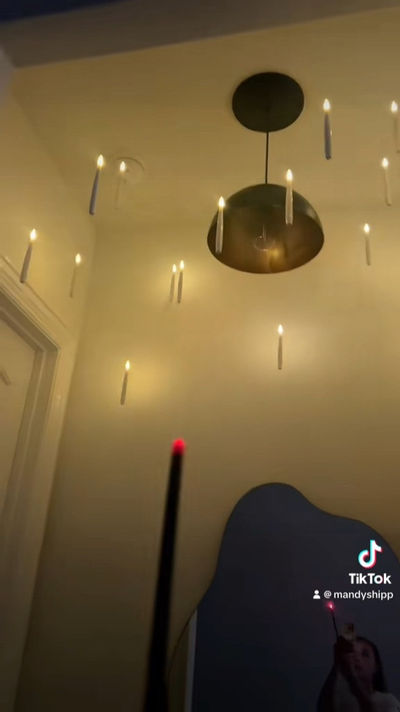 My interior Halloween decor of floating wand activated candles! 🧡🕯️

#LTKSeasonal #LTKhome #LTKHalloween
